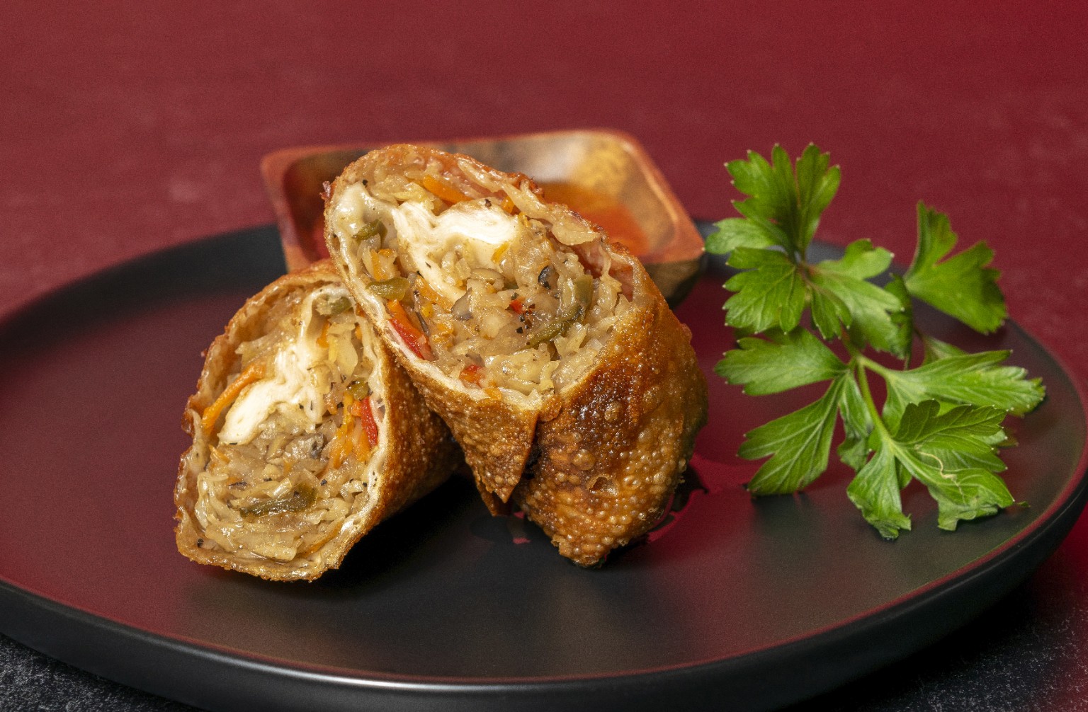 Crispy egg rolls