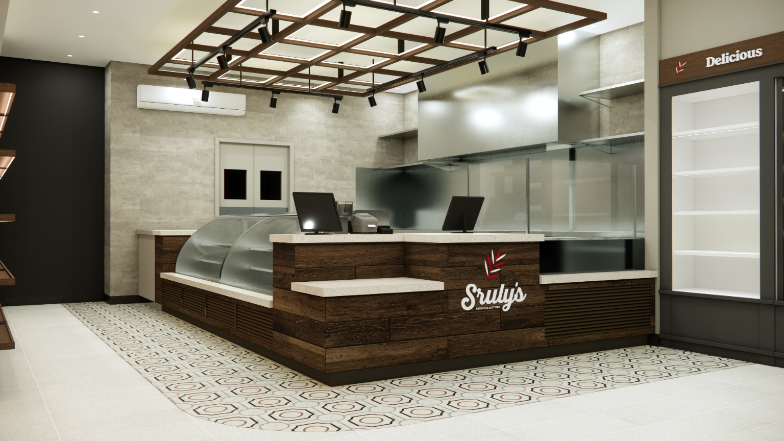 Sruly's deli counter
